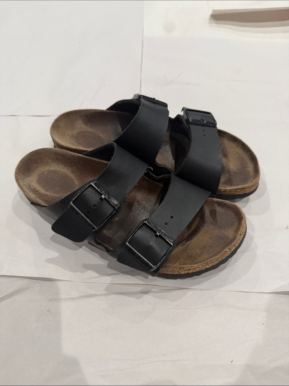 Birkenstock Black Two-Strap Sandals
